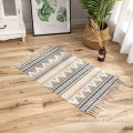 Cotton Printed Style Kitchen Rugs Decorative Woven FloorMat